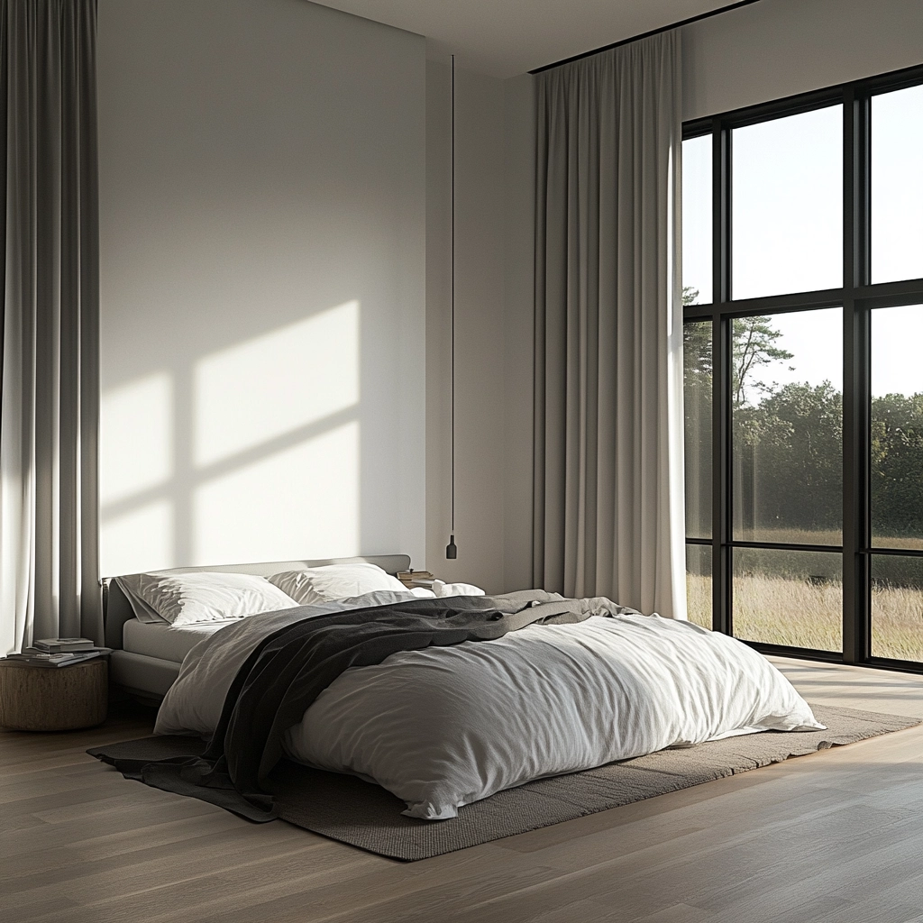 farmhouse bedroom curtains 53