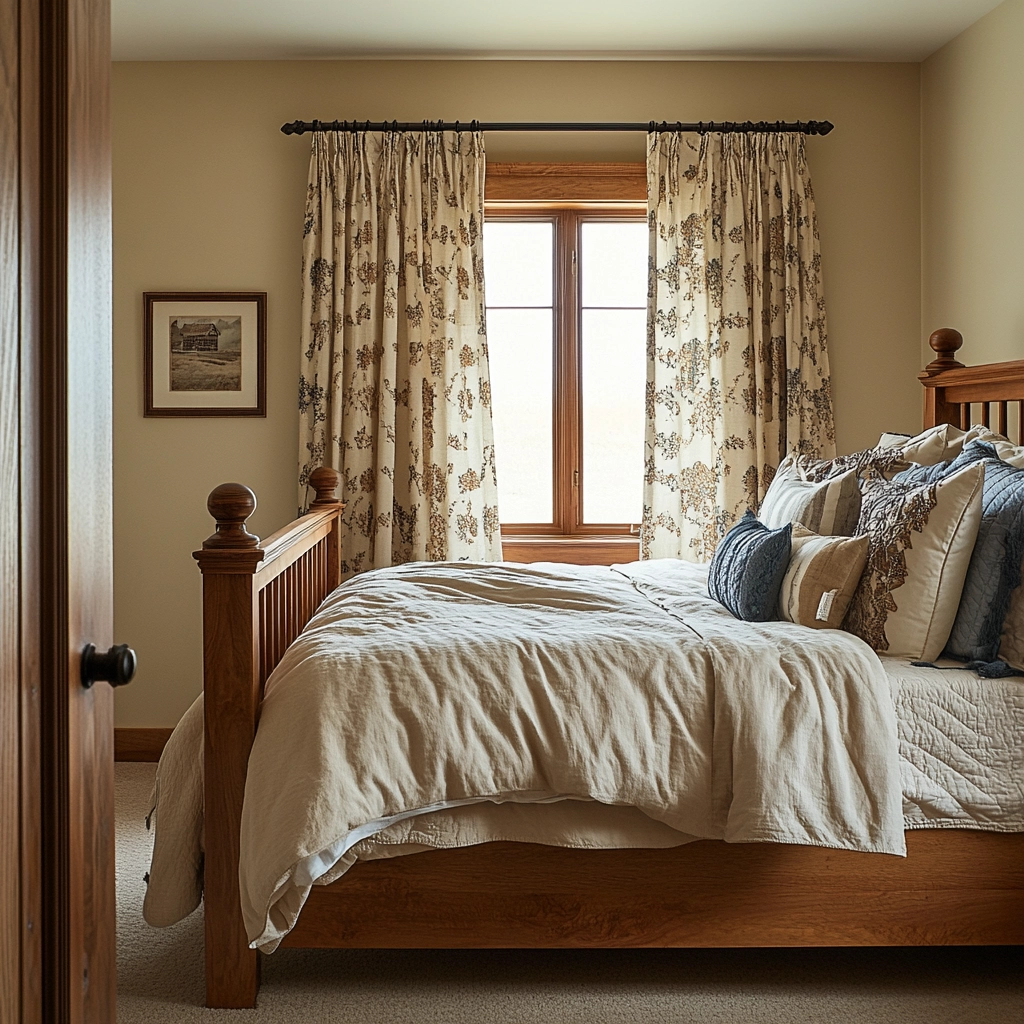 farmhouse bedroom curtains 67