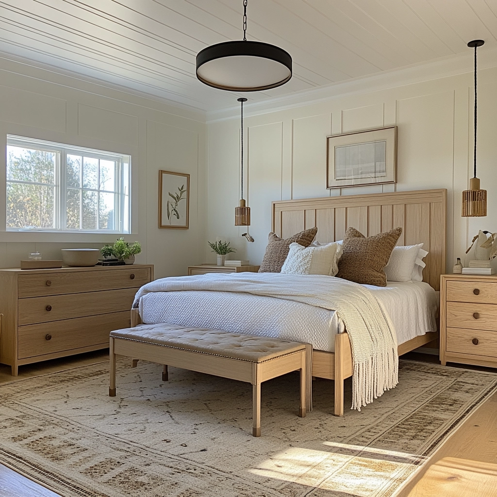 farmhouse bedroom decor ideas 61