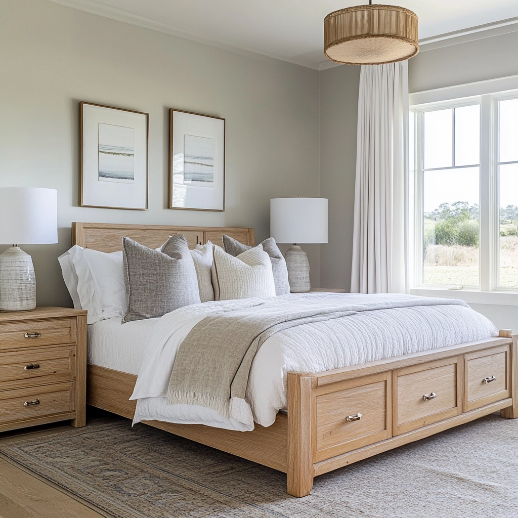 farmhouse bedroom decor ideas 62