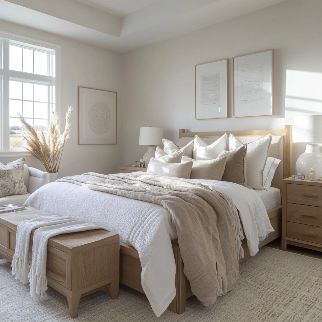 farmhouse bedroom decor ideas 64
