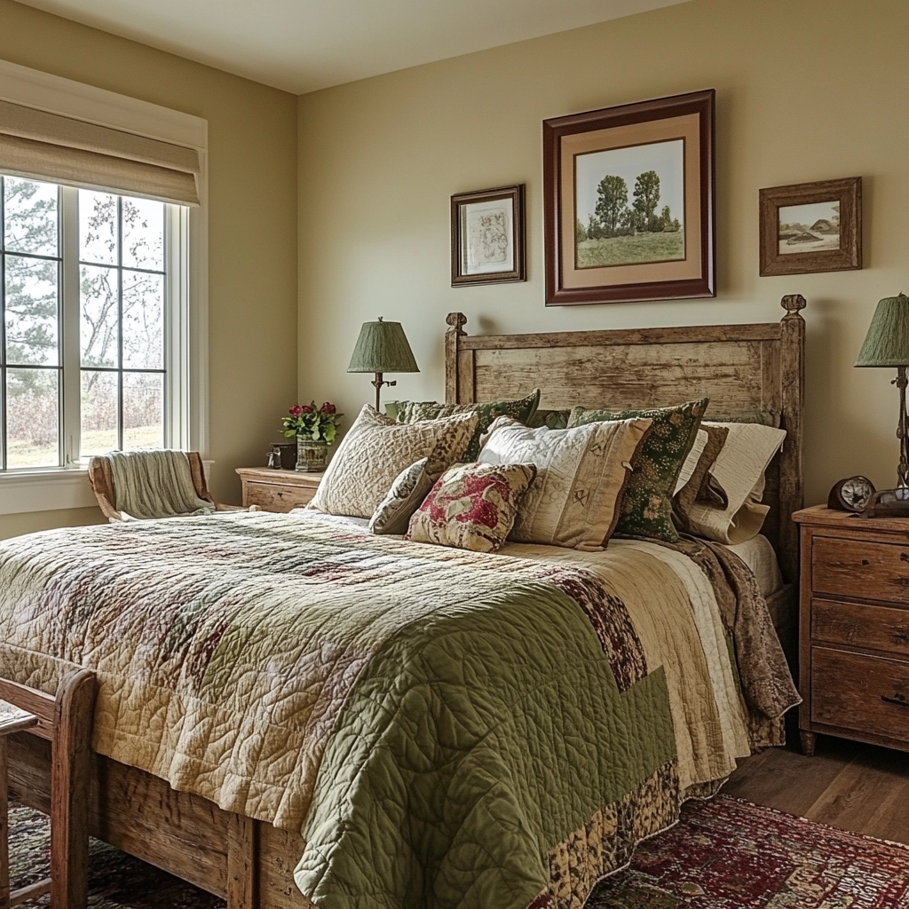 farmhouse bedroom decor ideas 70