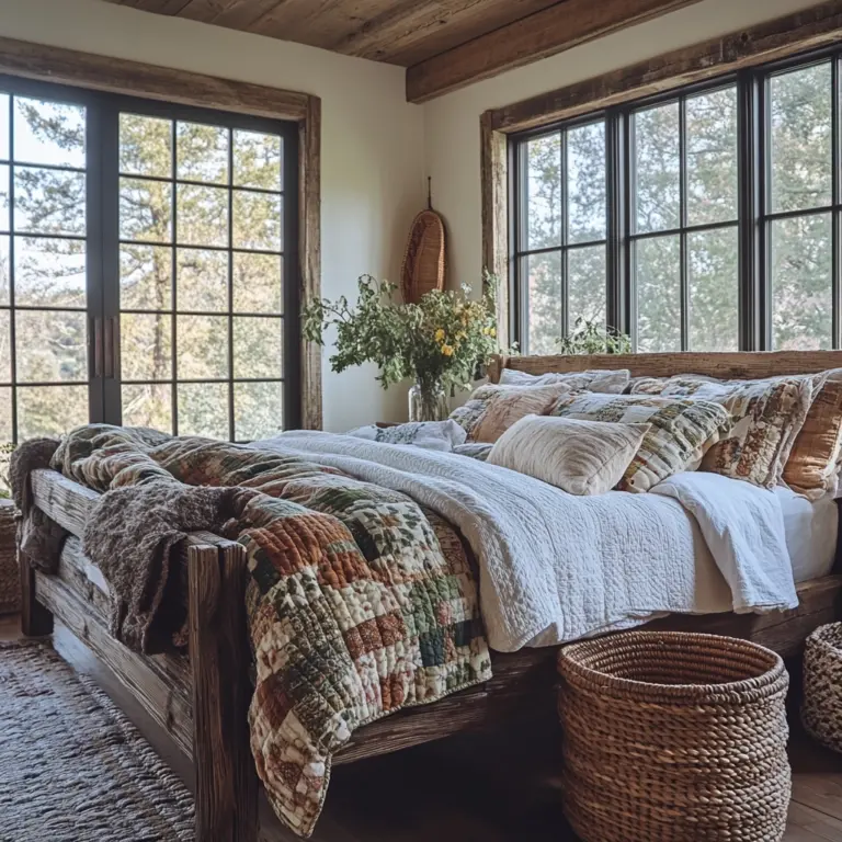 farmhouse bedroom design 1
