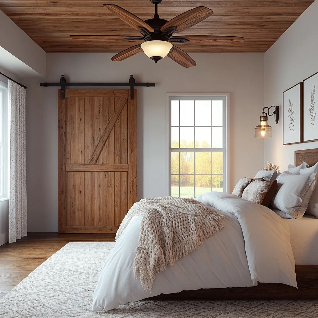 farmhouse bedroom design 29