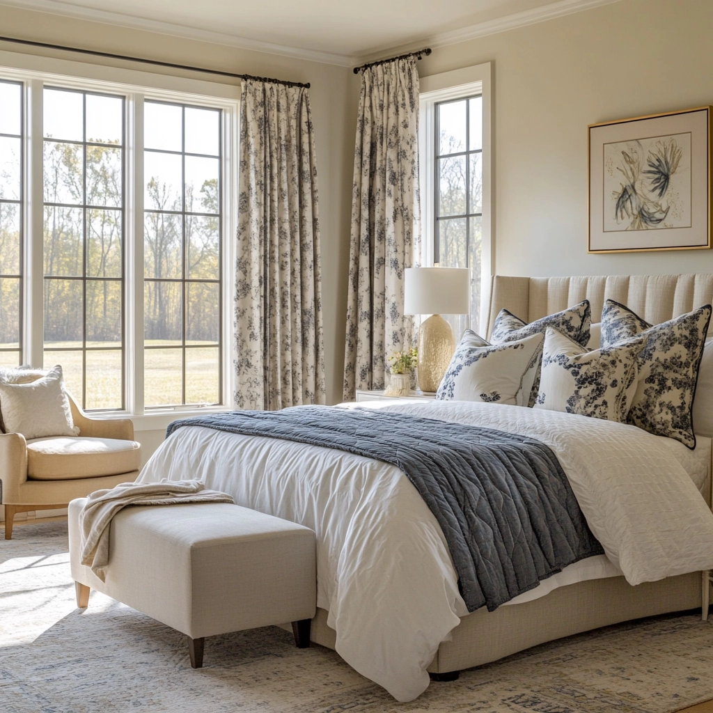 farmhouse bedroom design 38