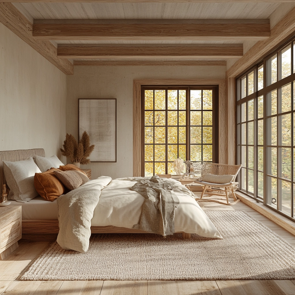 farmhouse bedroom design 48