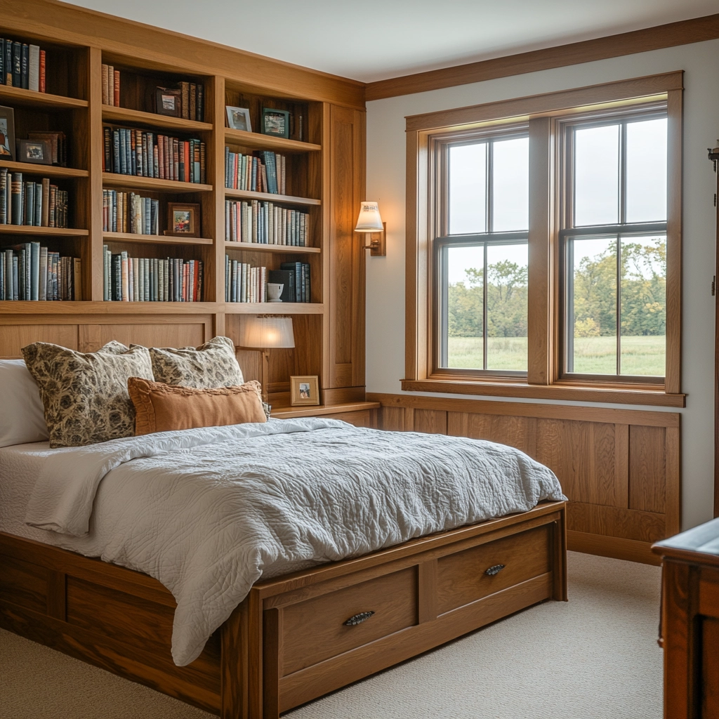 farmhouse bedroom design 57