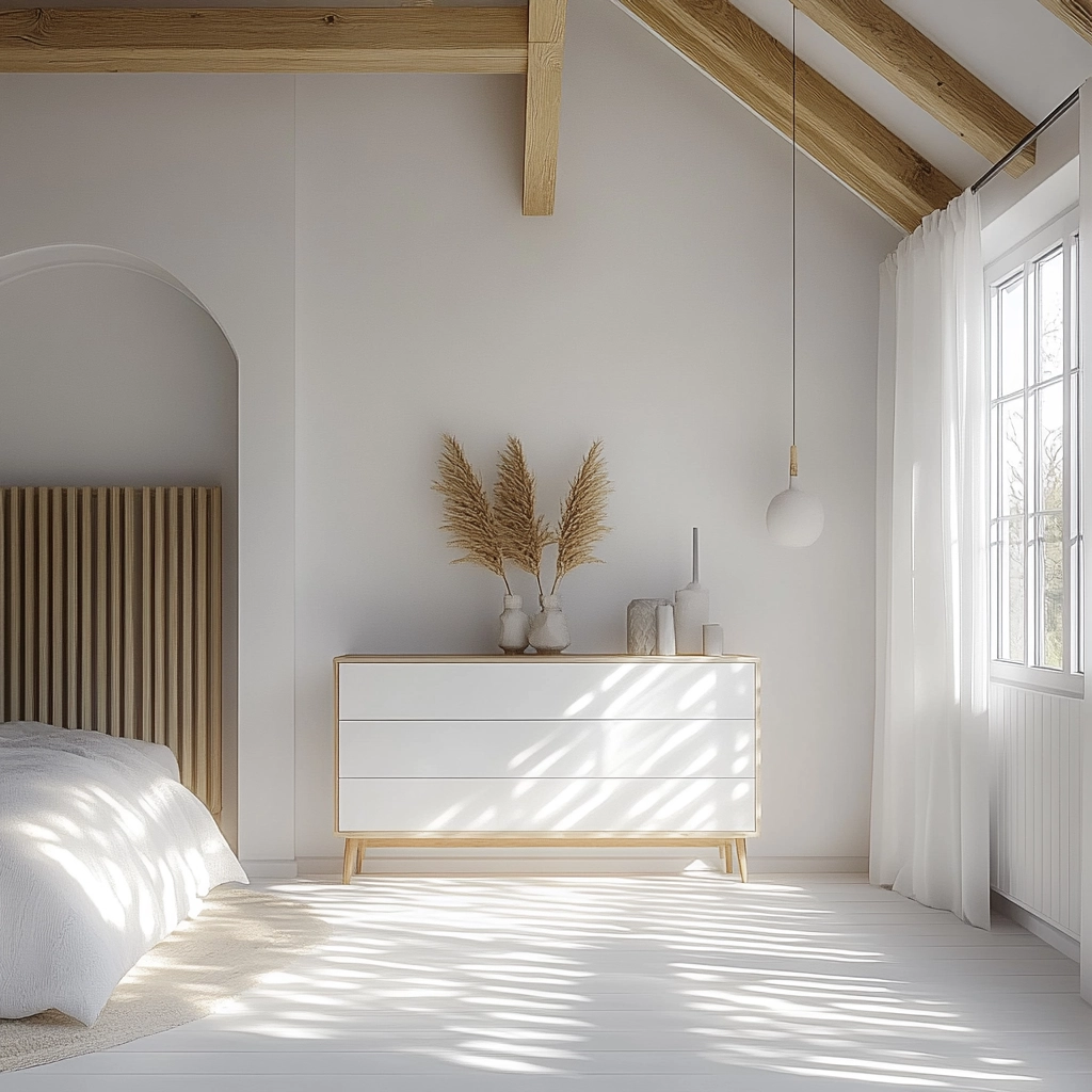 farmhouse bedroom dresser decor 31