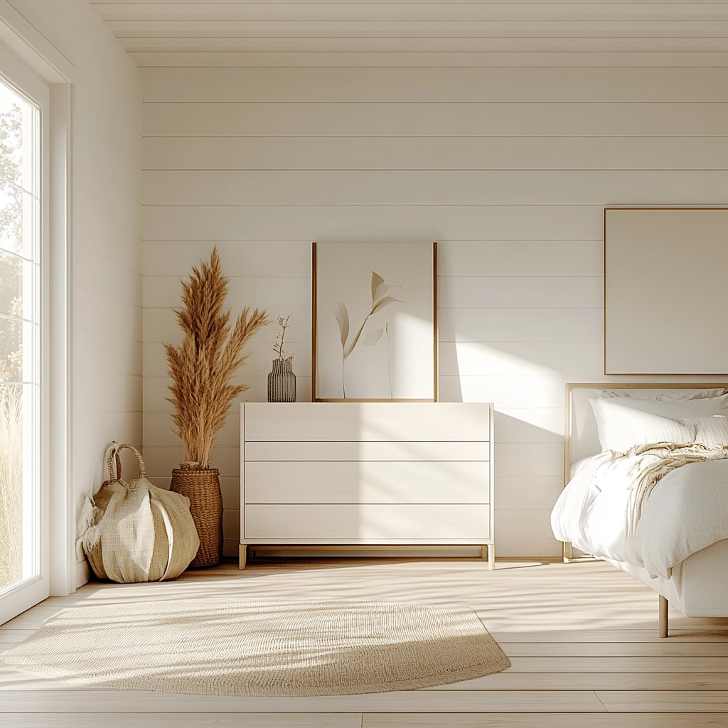 farmhouse bedroom dresser decor 32