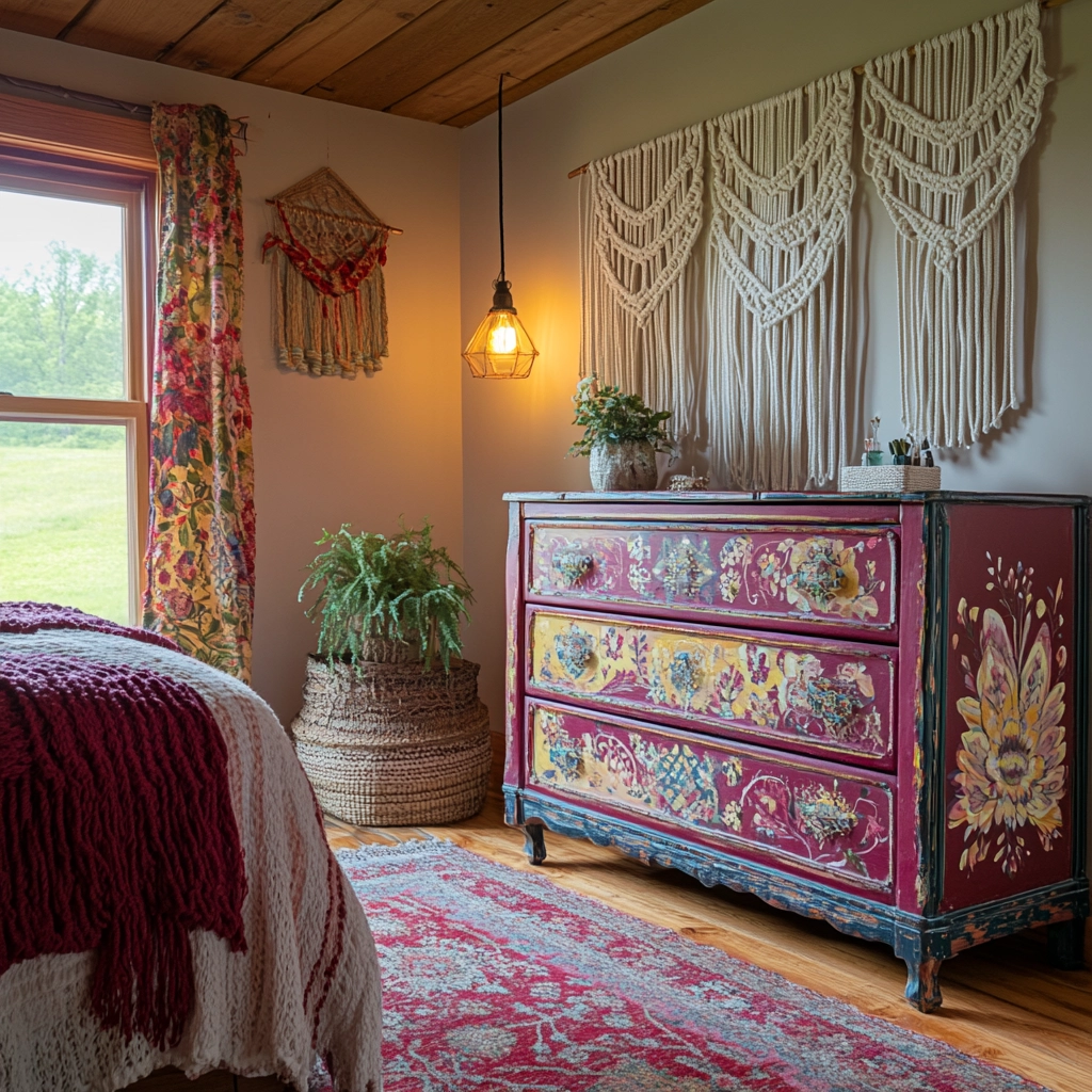 farmhouse bedroom dresser decor 39