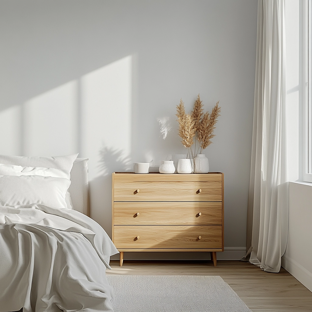 farmhouse bedroom dresser decor 52