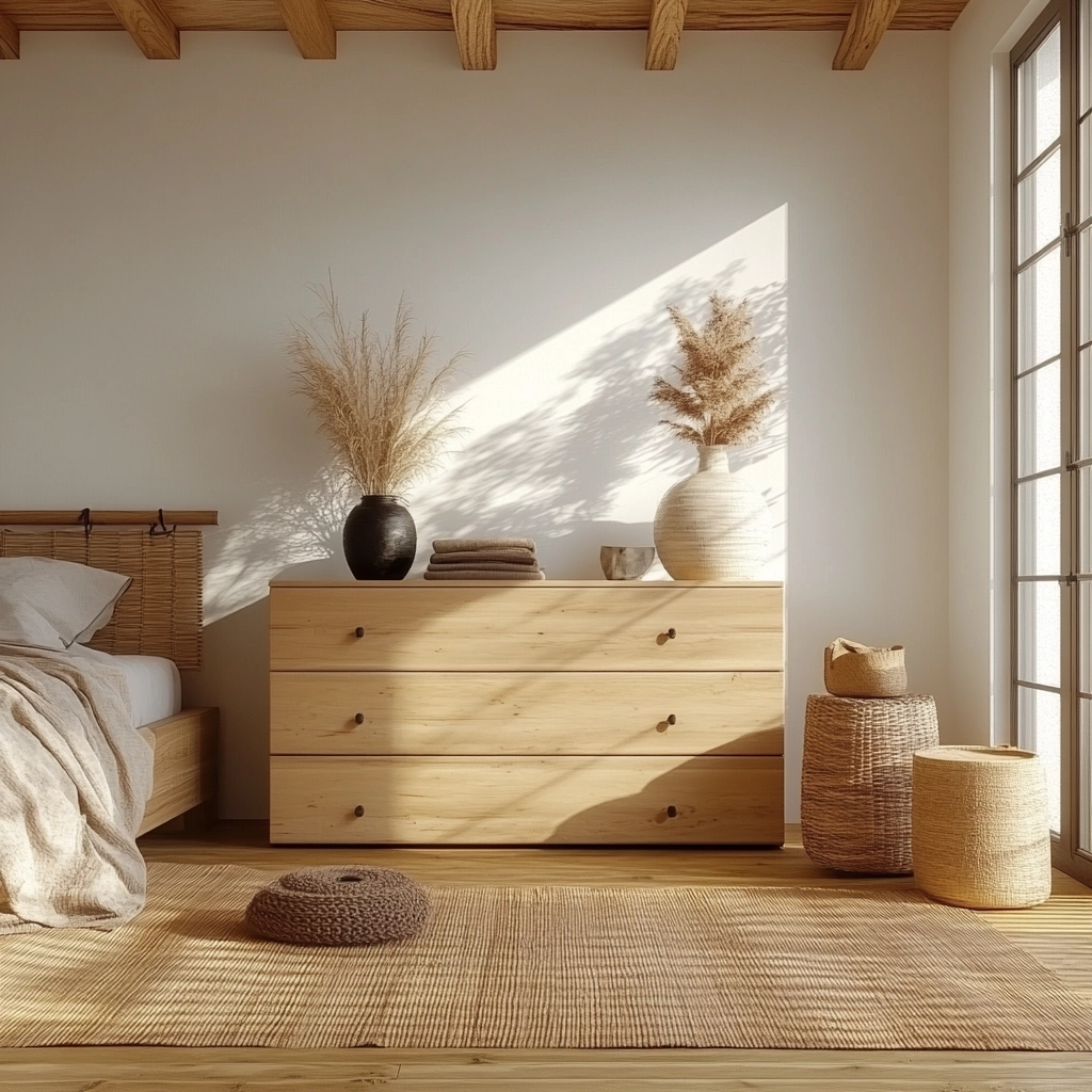 farmhouse bedroom dresser decor 57