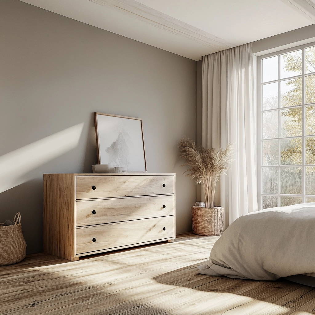 farmhouse bedroom dresser decor 68