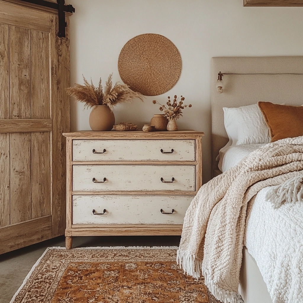 farmhouse bedroom dresser decor 70