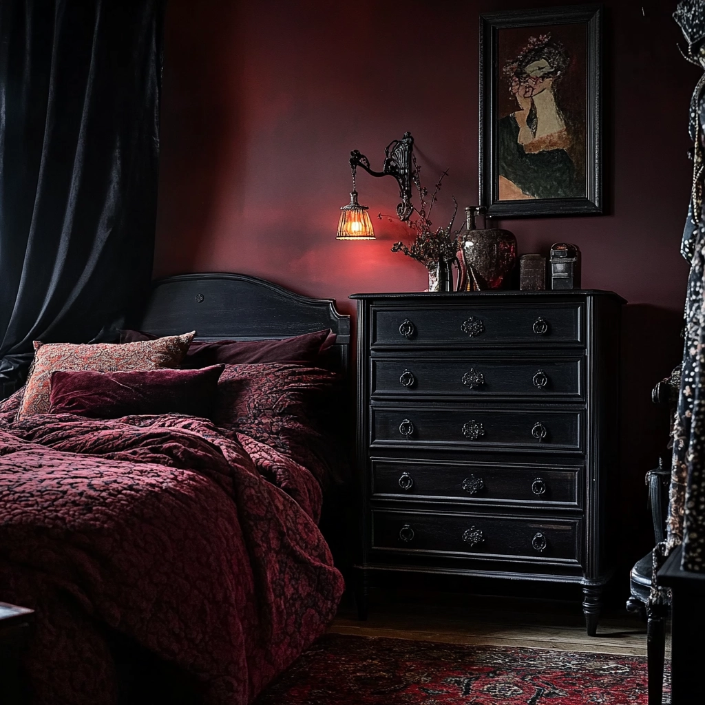 farmhouse bedroom dresser decor 79