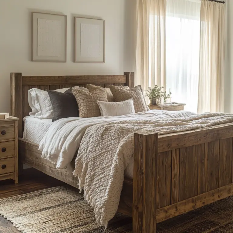 farmhouse bedroom furniture ideas 1
