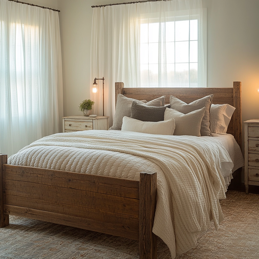 farmhouse bedroom furniture ideas 3