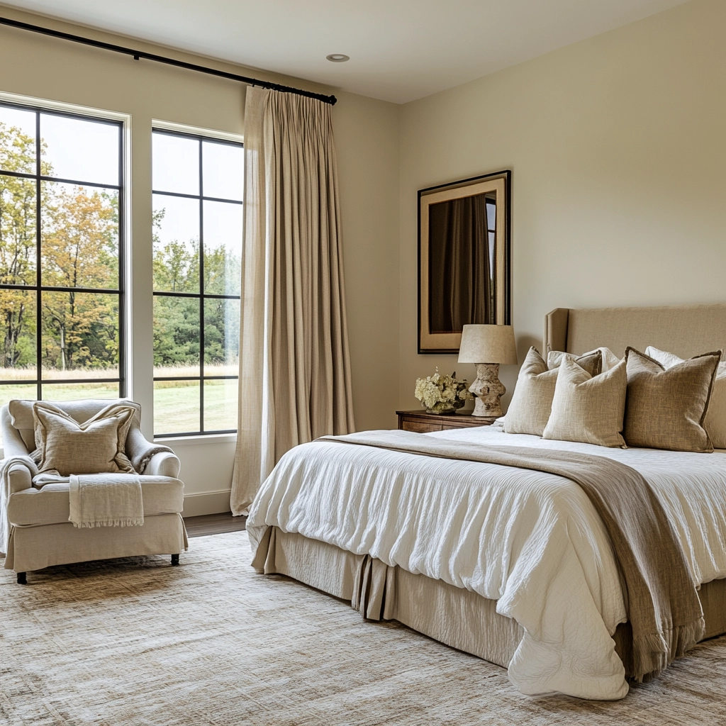 farmhouse bedroom furniture ideas 48