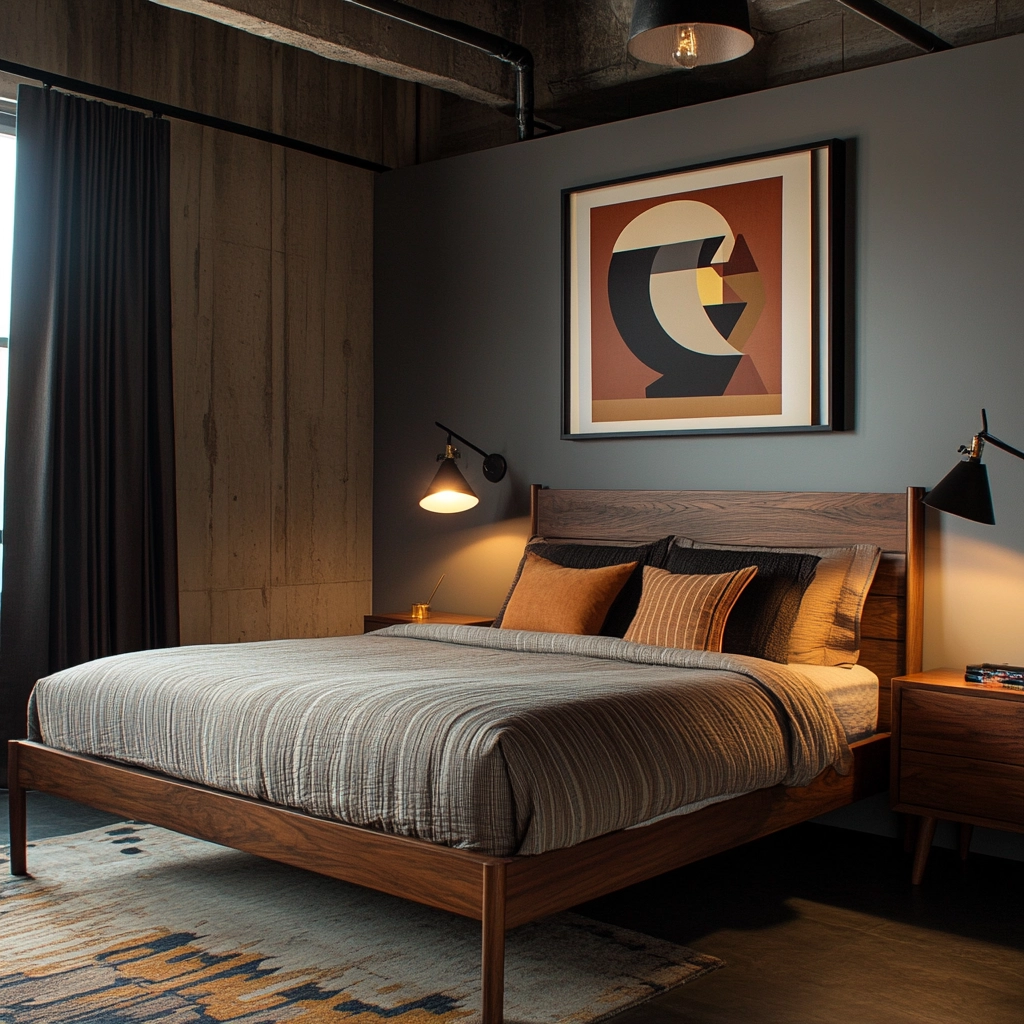 farmhouse bedroom furniture ideas 54
