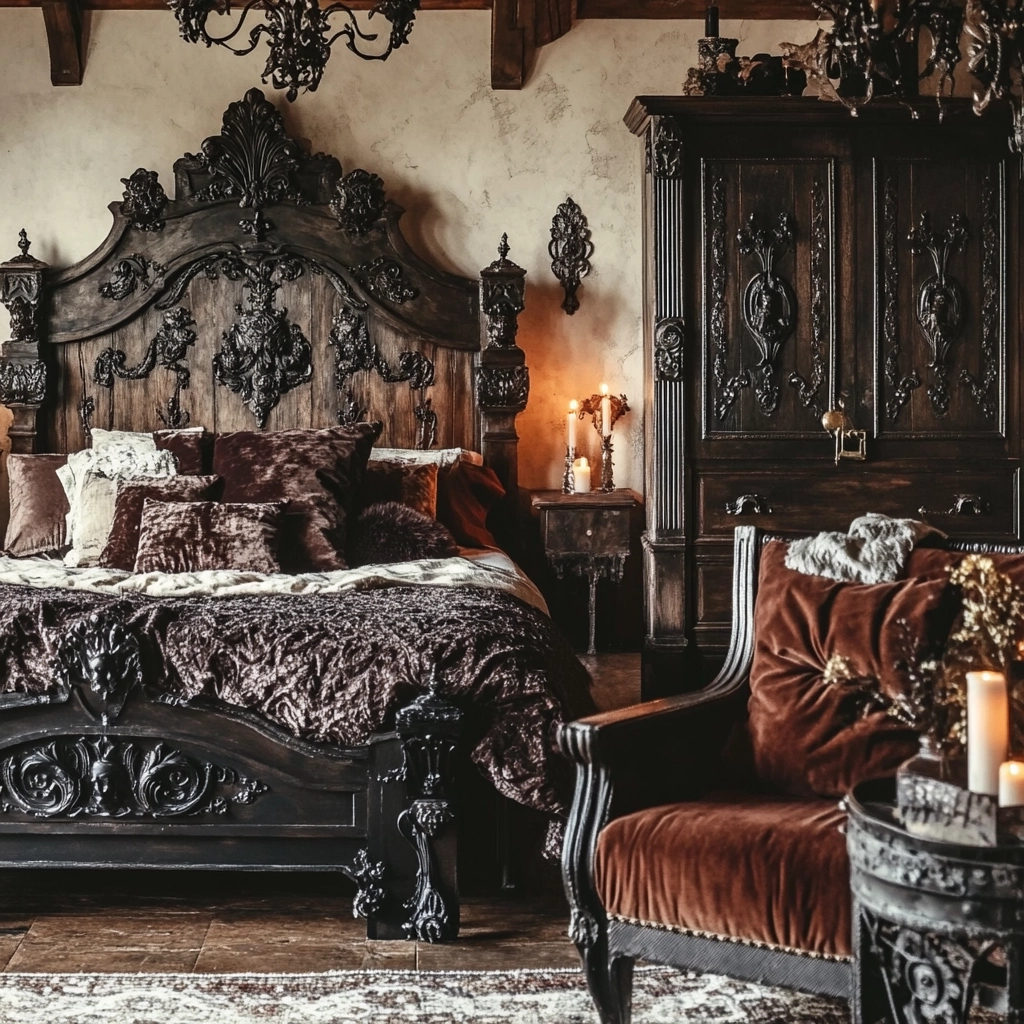 farmhouse bedroom furniture ideas 57