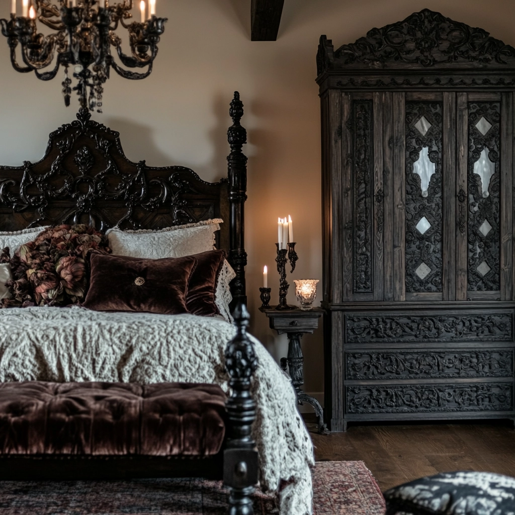 farmhouse bedroom furniture ideas 59