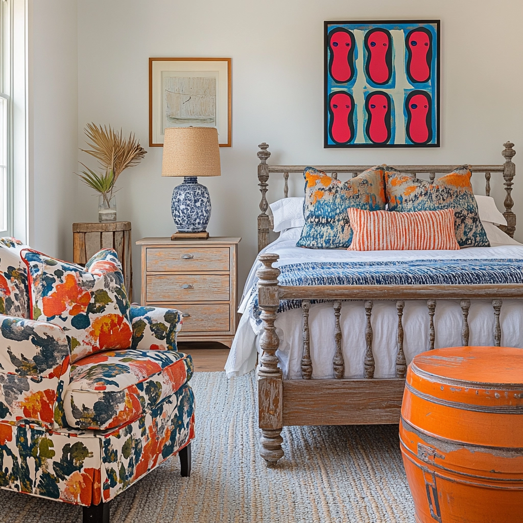 farmhouse bedroom furniture ideas 73