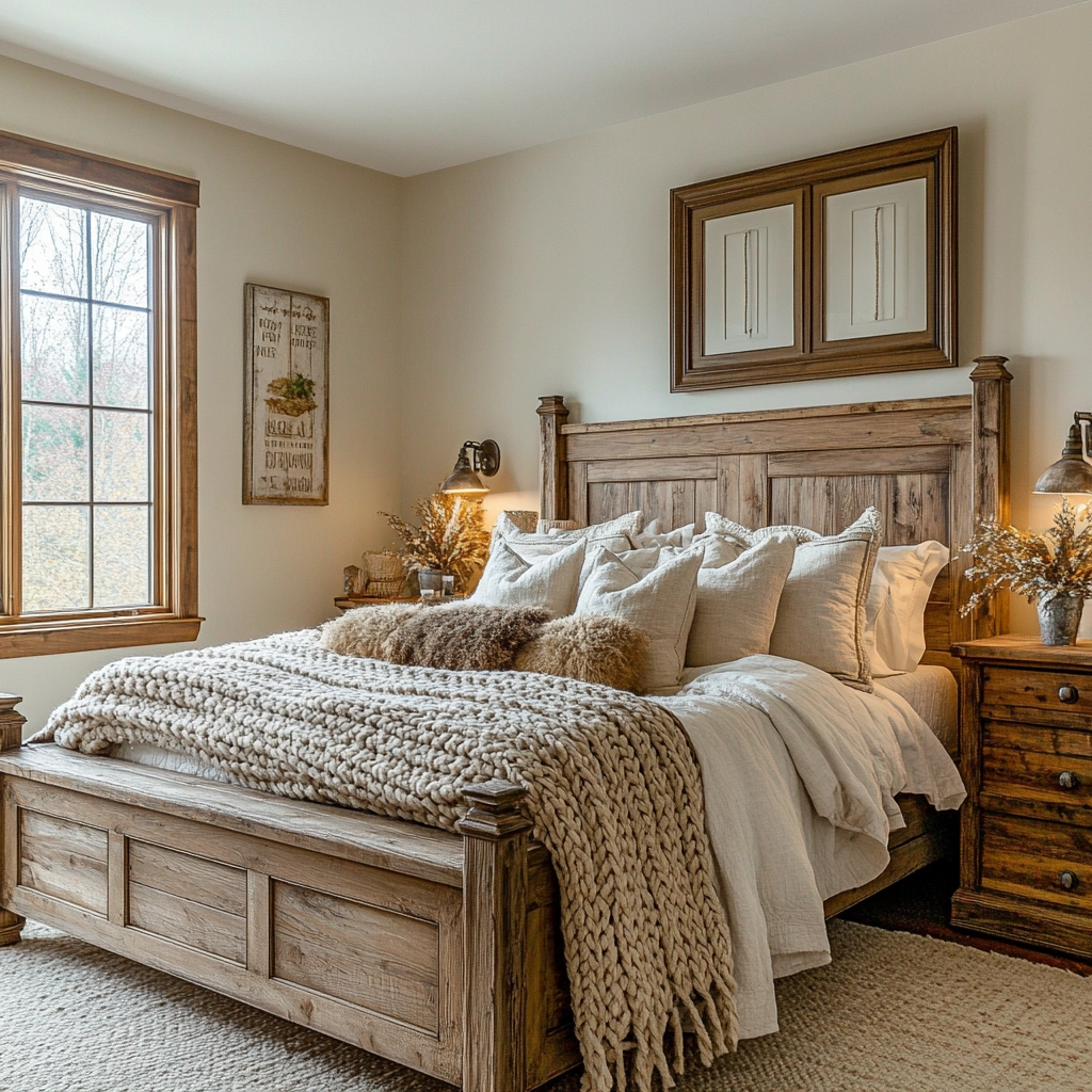 farmhouse bedroom ideas 73