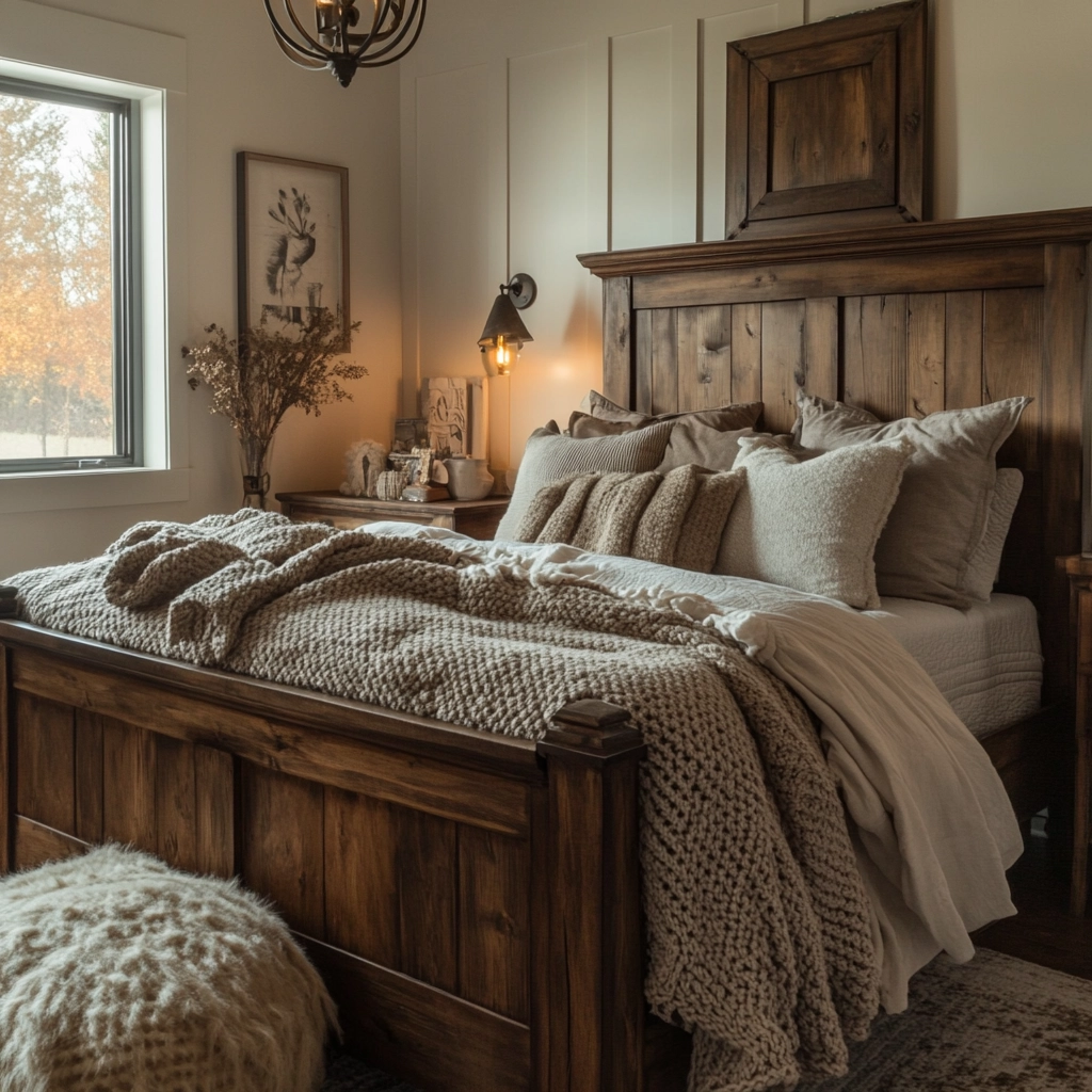 farmhouse bedroom ideas 74