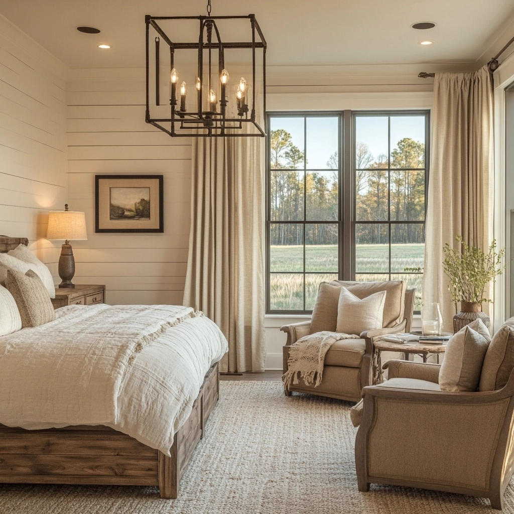 farmhouse bedroom lighting 39