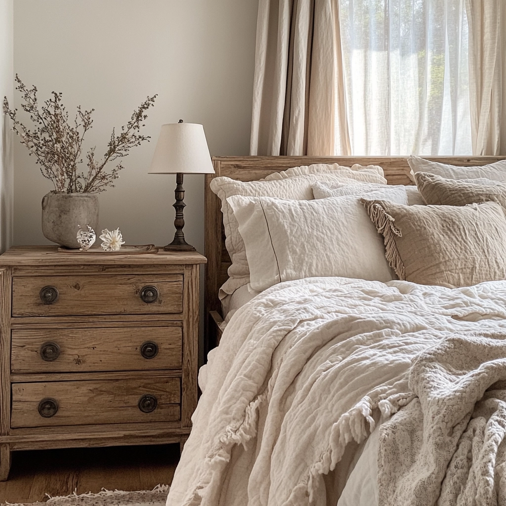 farmhouse bedroom nightstands 2