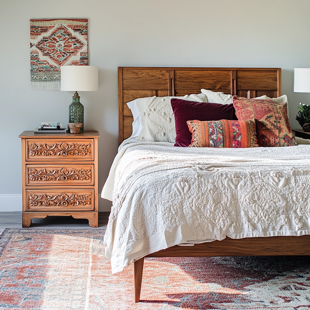 farmhouse bedroom nightstands 40