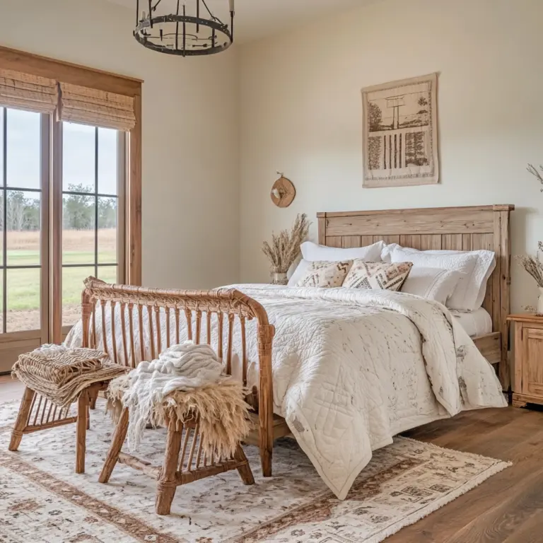 farmhouse bedroom paint ideas 1