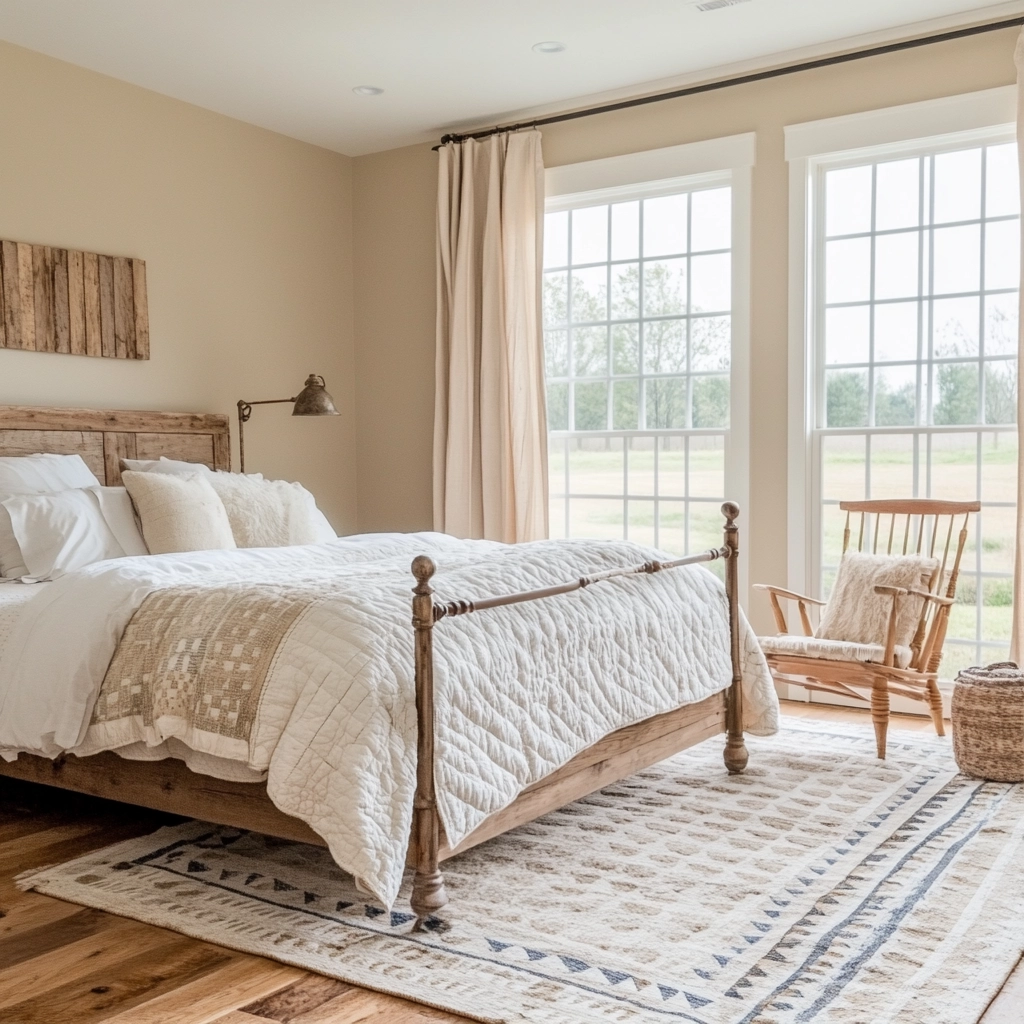 farmhouse bedroom paint ideas 2