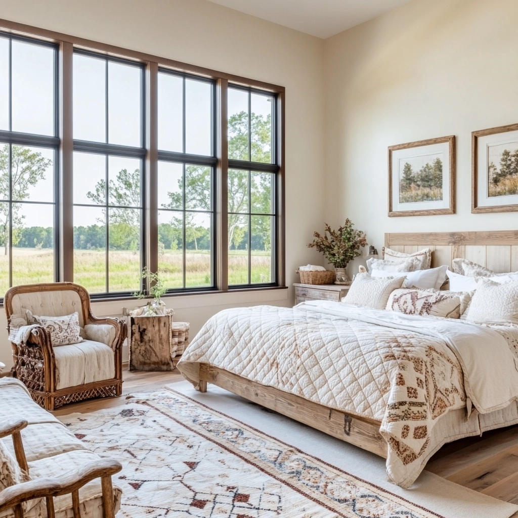 farmhouse bedroom paint ideas 4