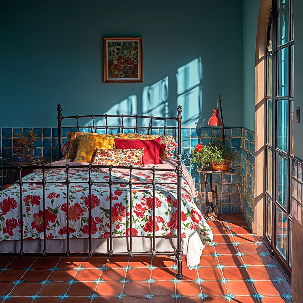 farmhouse bedroom paint ideas 45