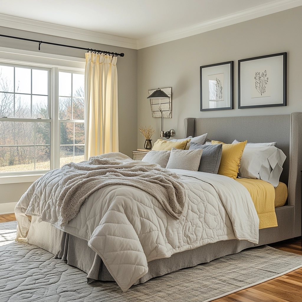 farmhouse bedroom paint ideas 58