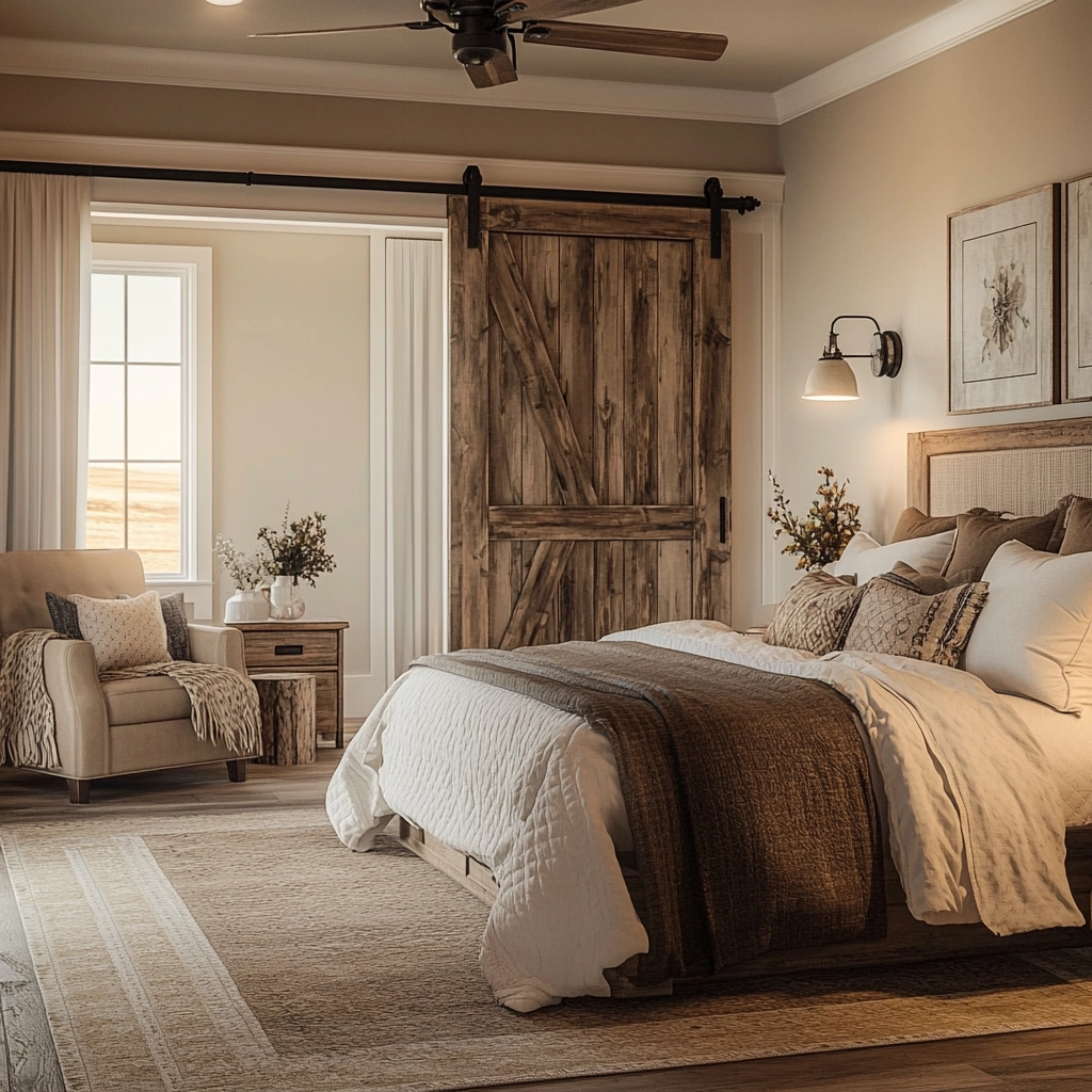 farmhouse bedroom paint ideas 61