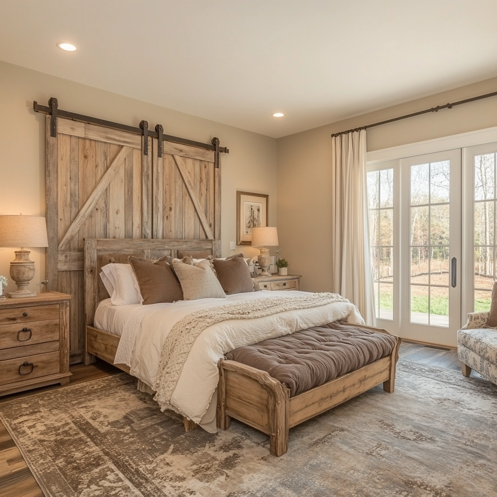farmhouse bedroom paint ideas 63
