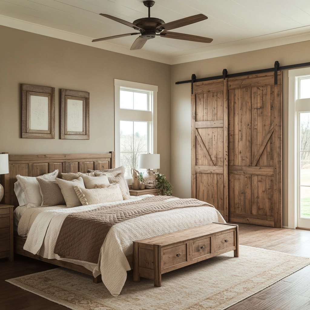 farmhouse bedroom paint ideas 64