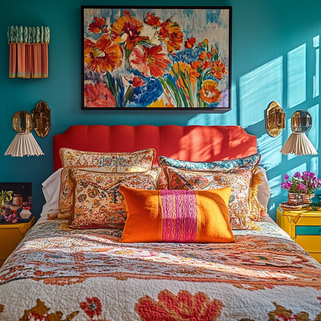 farmhouse bedroom paint ideas 75