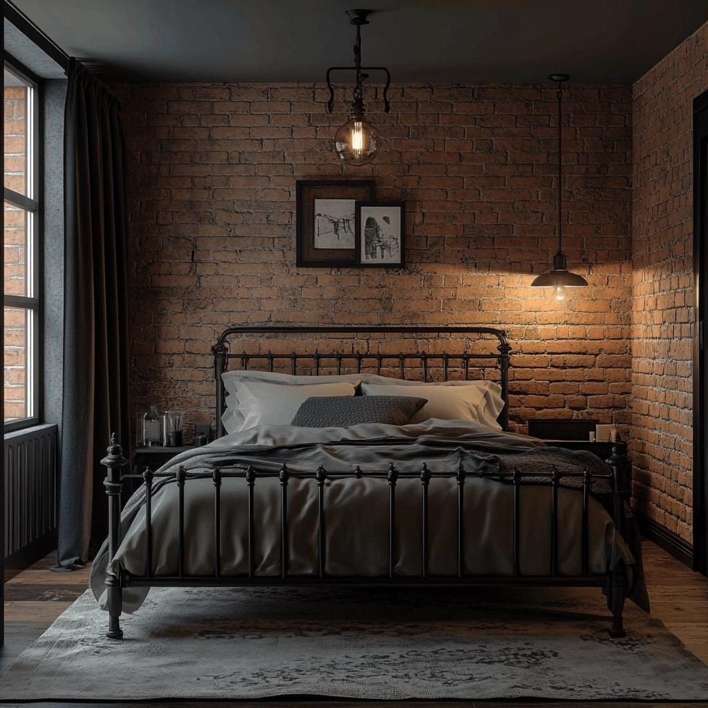 farmhouse bedroom wall 13