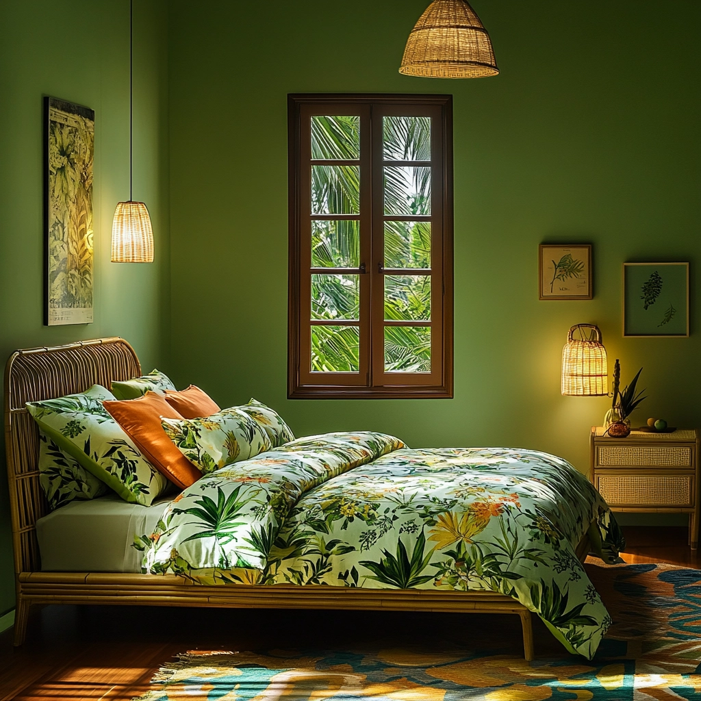 farmhouse bedroom wall 34
