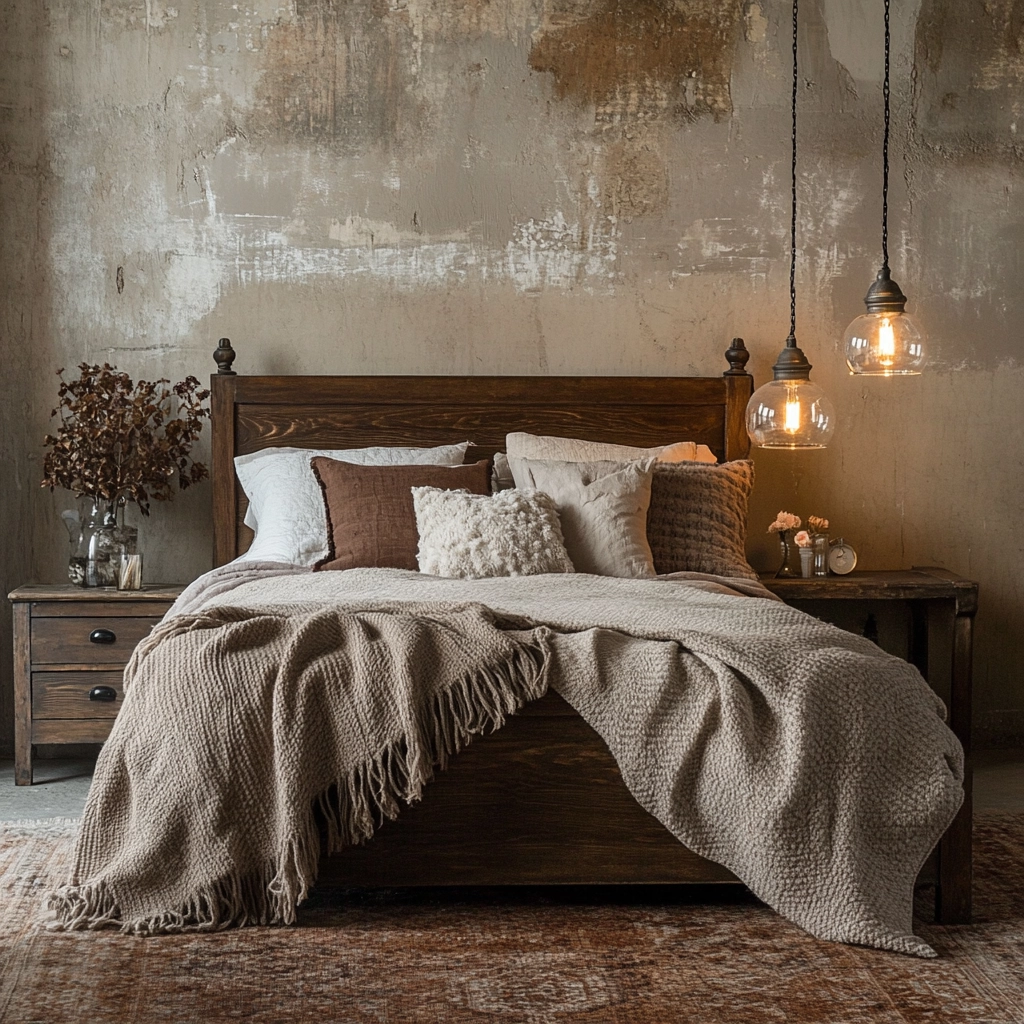 farmhouse bedroom wall 53