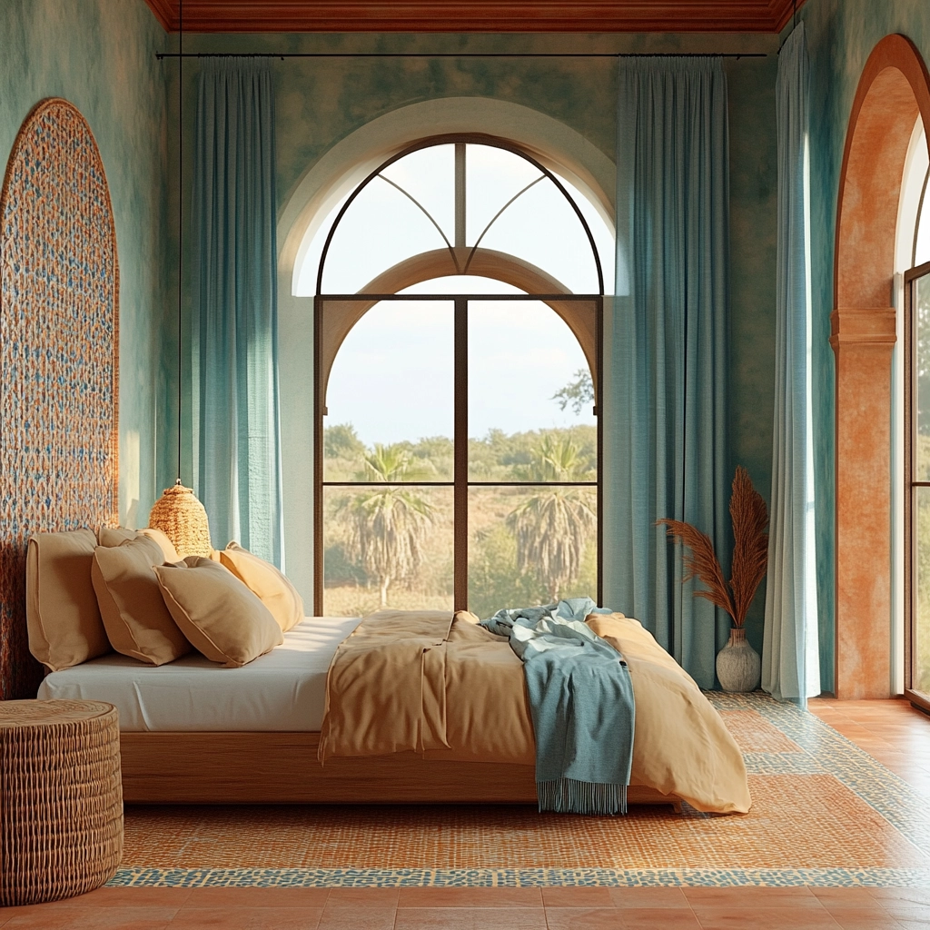 farmhouse bedroom wall 67