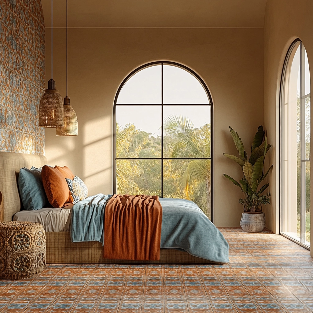 farmhouse bedroom wall 68