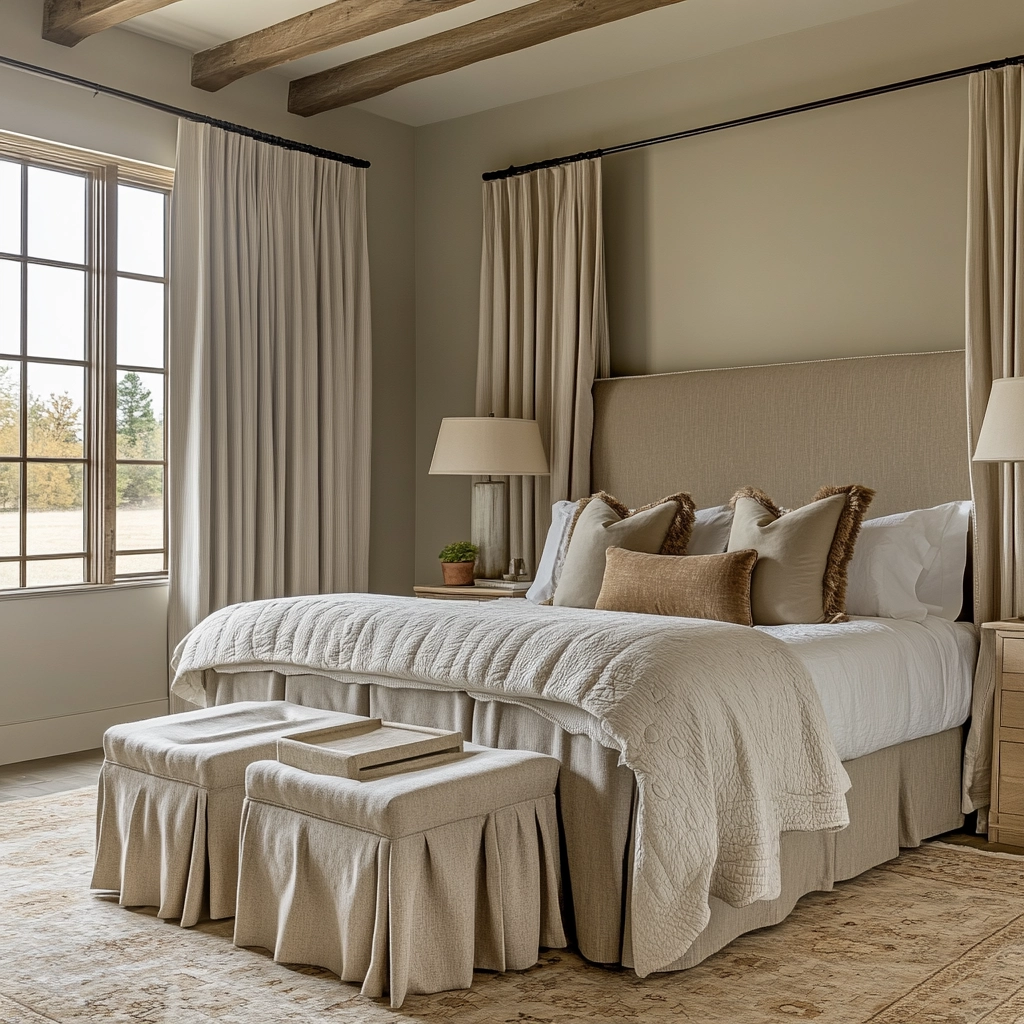 farmhouse bedroom wall 69