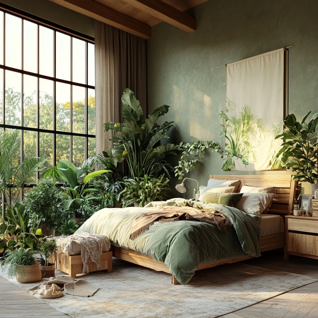 farmhouse bedroom wall 73