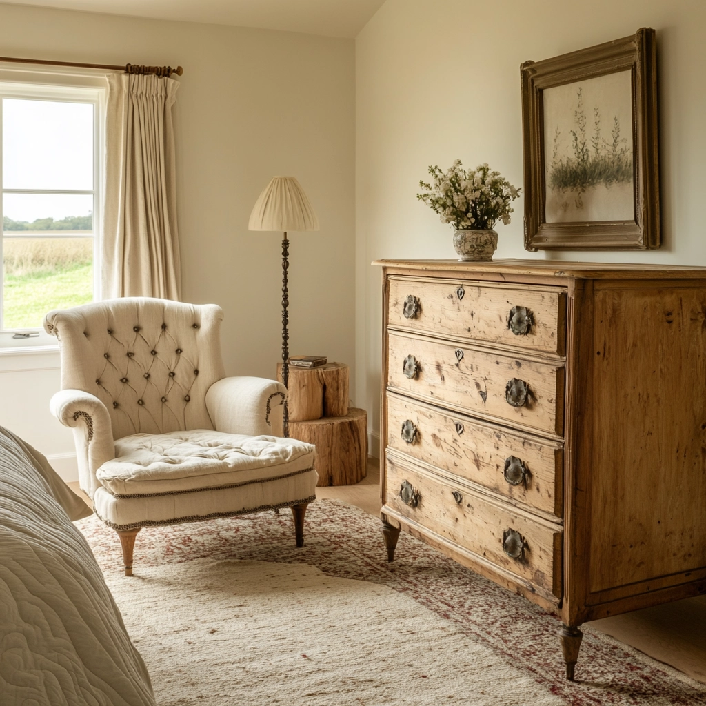 farmhouse bedroom wall color 11
