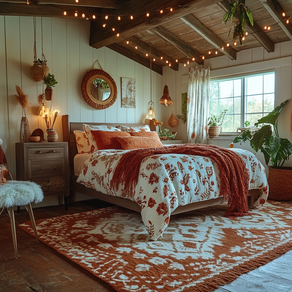 farmhouse bedroom wall color 17