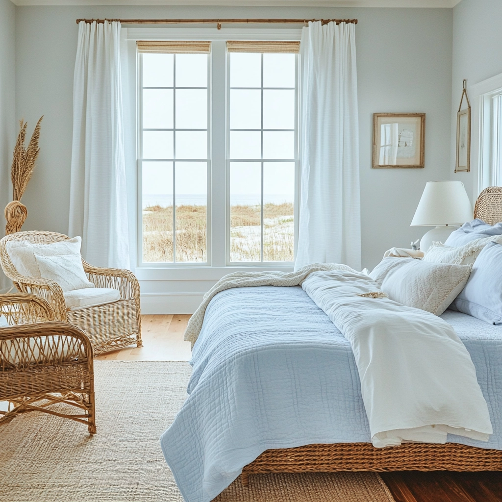 farmhouse bedroom wall color 27